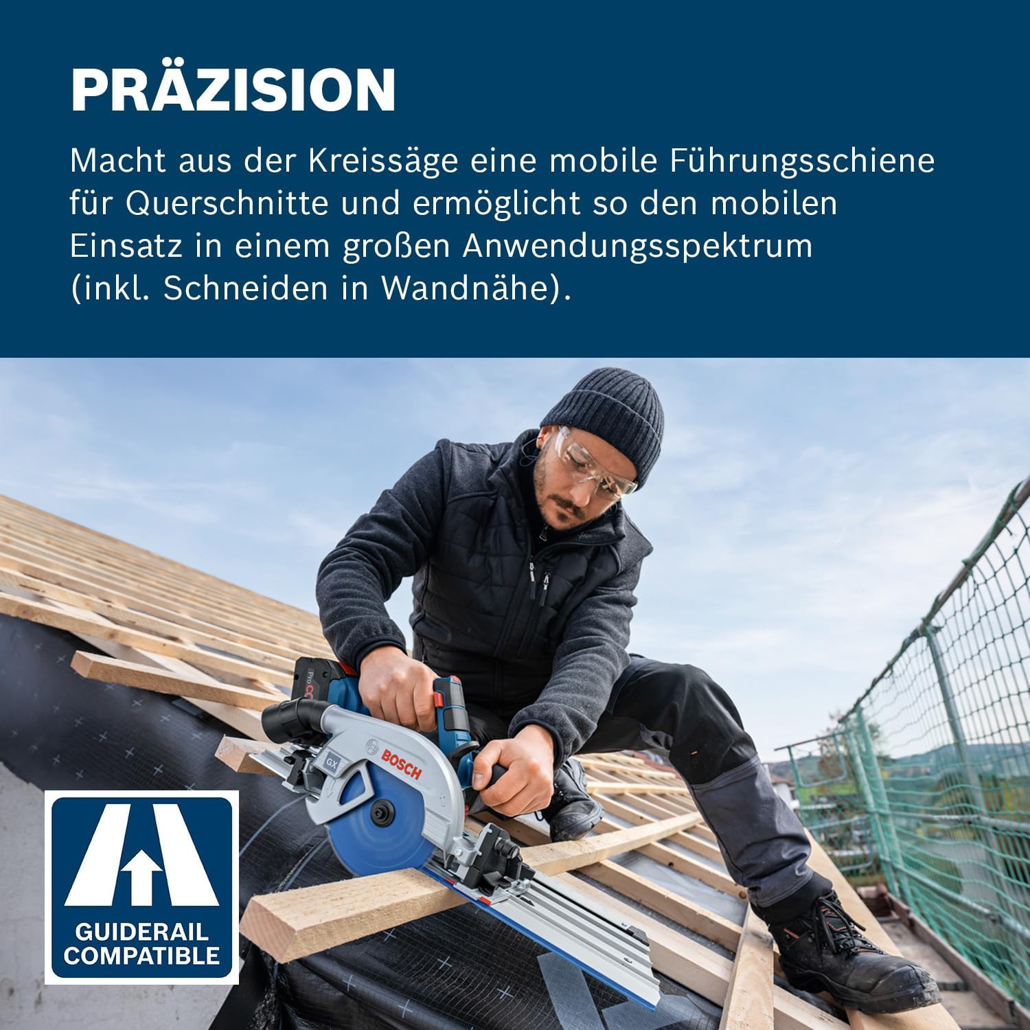 Bürstenloser Motor der Bosch GKS 18V-57-2 GX