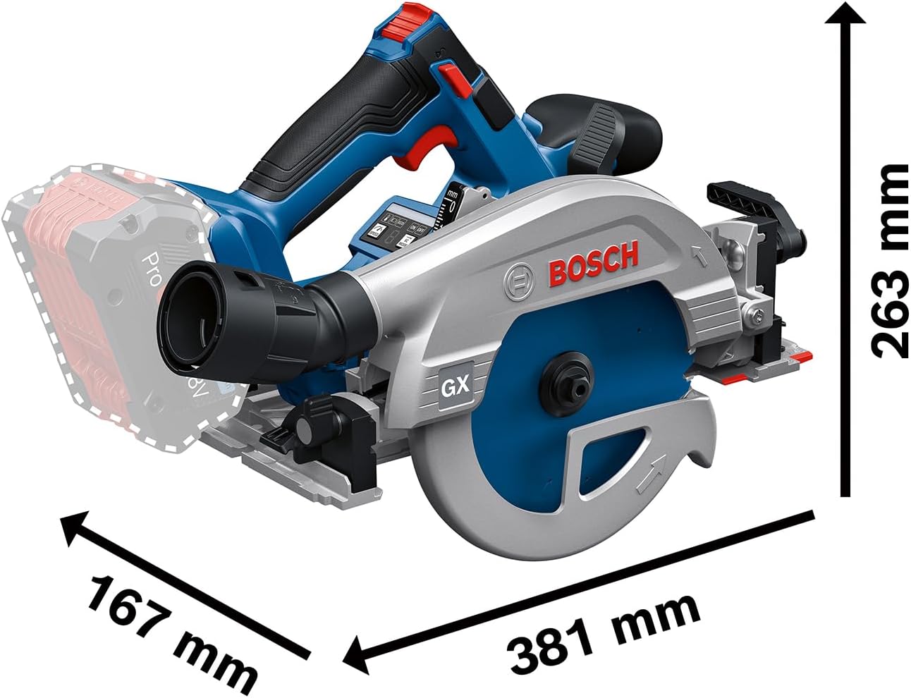 Präzise Zuschnitte mit Bosch GKS 18V-57-2 GX und Führungsschiene