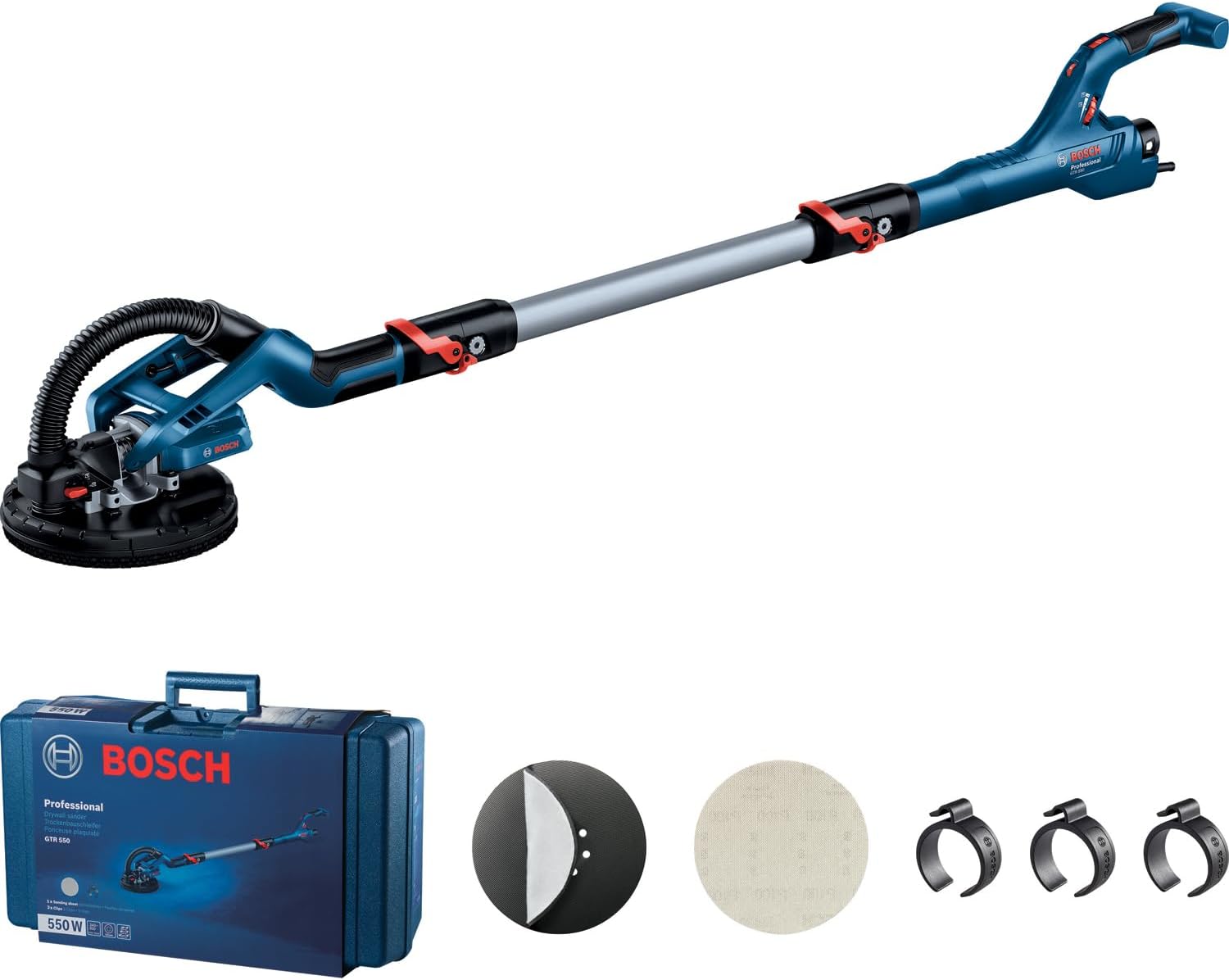 Bosch GTR 55-225 Professional Bosch Professional Trockenbauschleifer GTR 55-225 mit Zubehör
