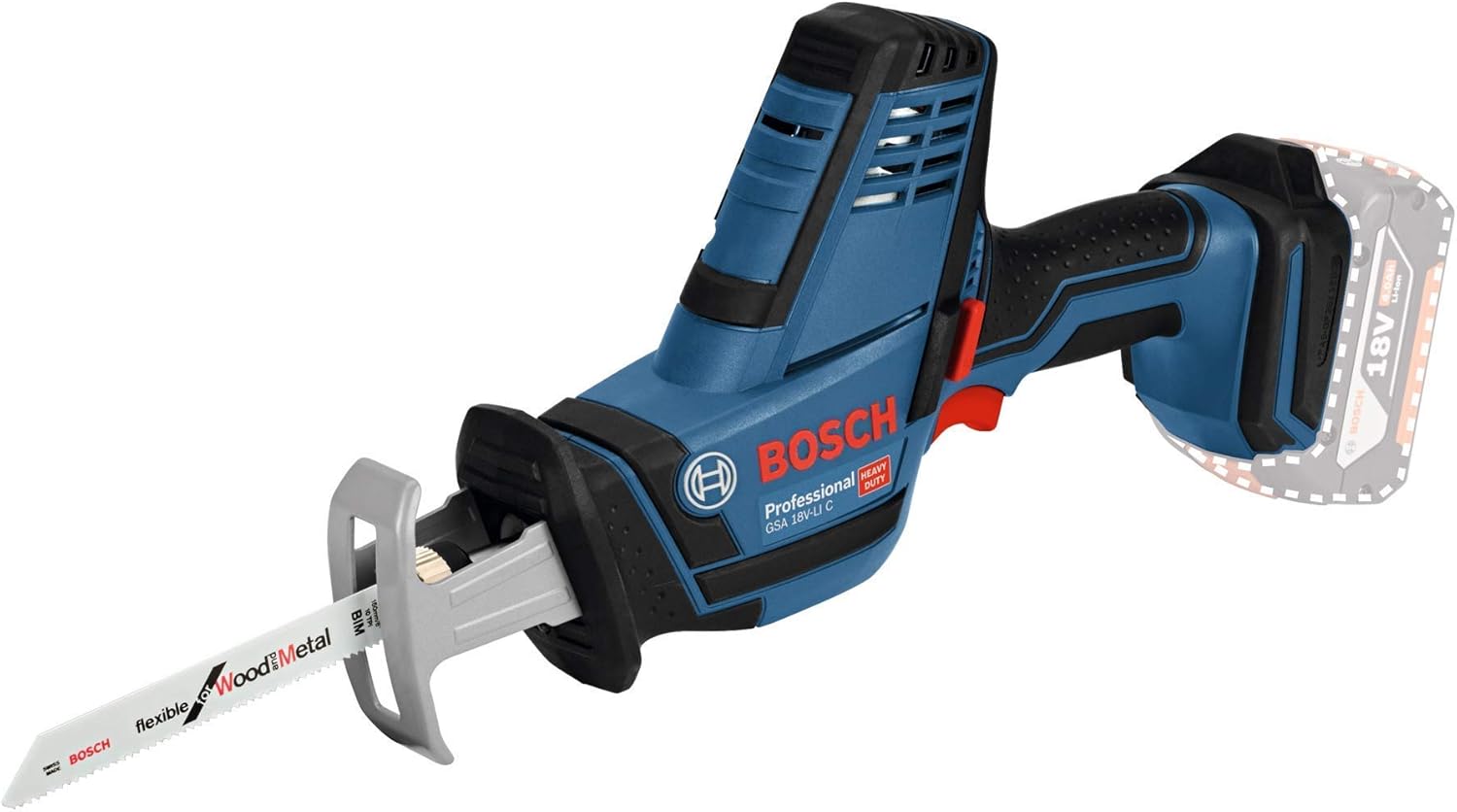 Bosch Professional 18V System Akku Säbelsäge Bosch GSA 18 V-LI C Akku-Säbelsäge mieten – Bild 1